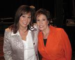 Suzy Bogguss backstage at the Opry on September 18, 2009